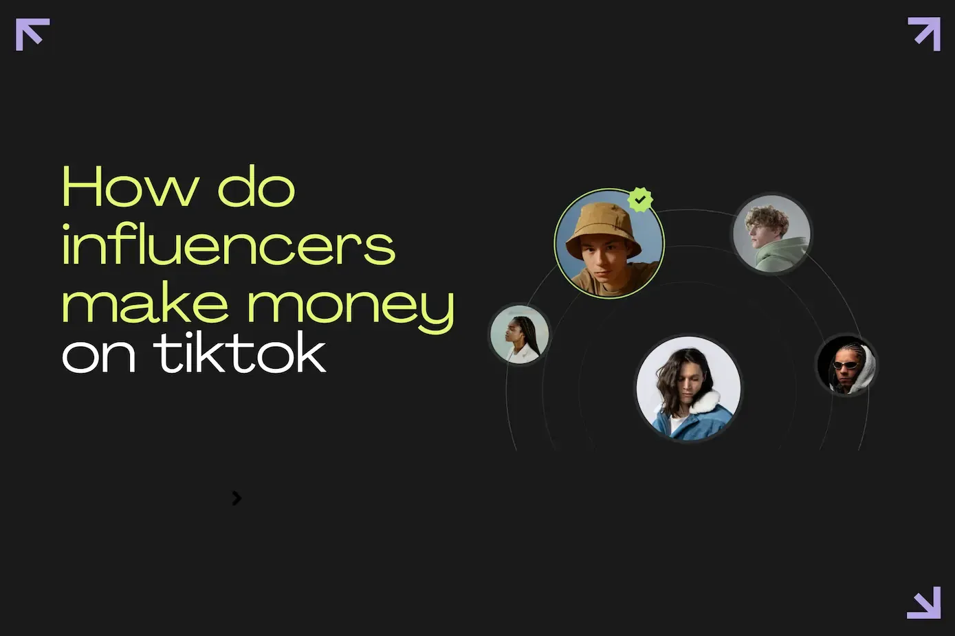 How do influencers make money on TikTok?